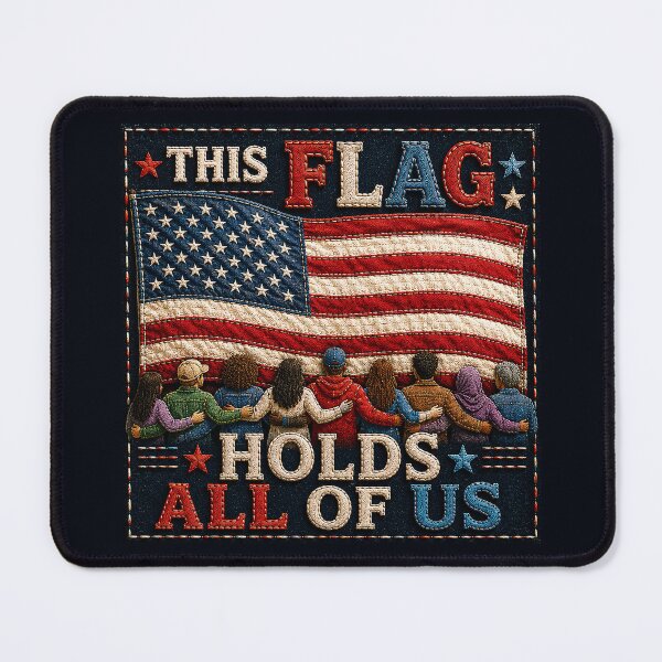 Item preview, ✂️ STITCHED TOGETHER COLLECTION ✂️- ❤️ - AMERICAN UNITY - This Flag Holds All Of Us designed and sold by WheelieGdArt.