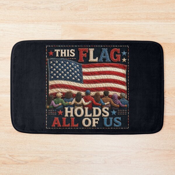 Item preview, ✂️ STITCHED TOGETHER COLLECTION ✂️- ❤️ - AMERICAN UNITY - This Flag Holds All Of Us designed and sold by WheelieGdArt.