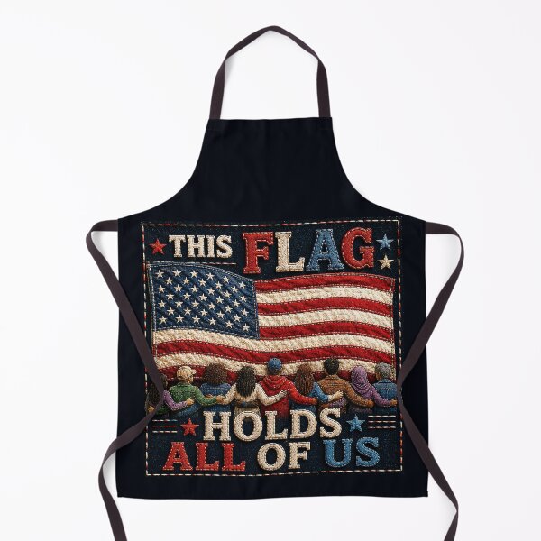 Item preview, ✂️ STITCHED TOGETHER COLLECTION ✂️- ❤️ - AMERICAN UNITY - This Flag Holds All Of Us designed and sold by WheelieGdArt.