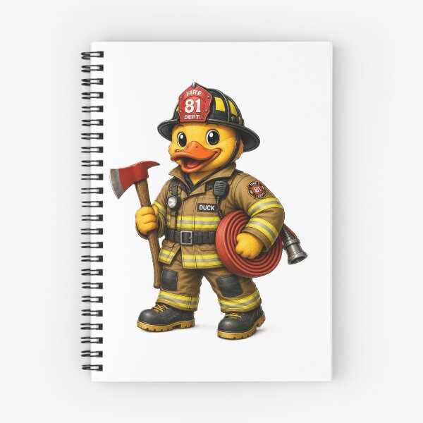 Item preview, Fireman Duck designed and sold by Thor-stone.
