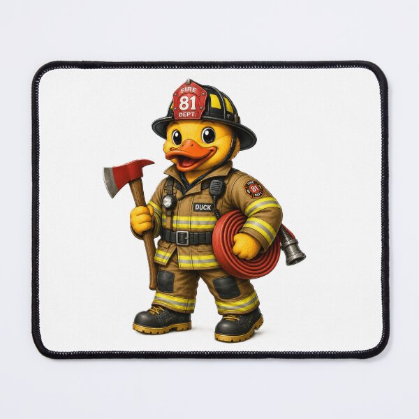 Item preview, Fireman Duck designed and sold by Thor-stone.