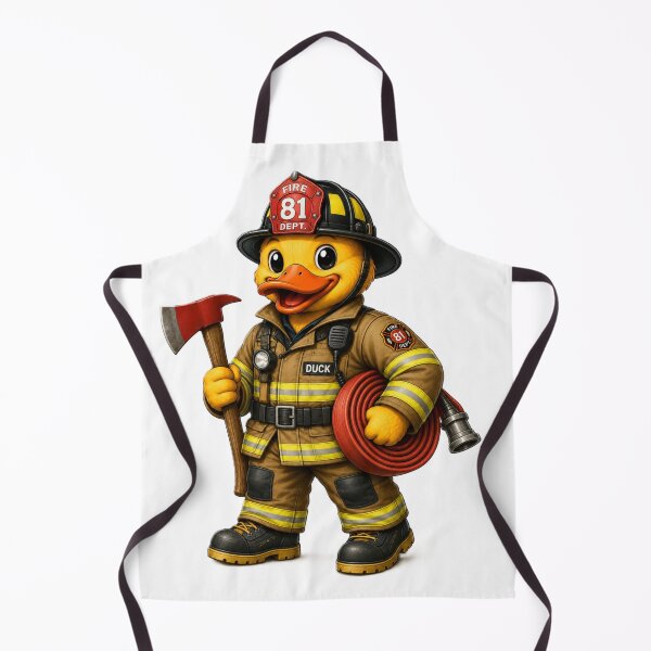 Item preview, Fireman Duck designed and sold by Thor-stone.