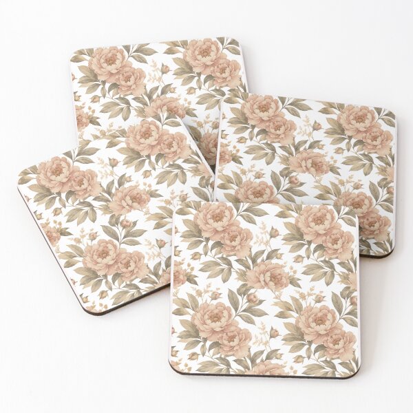 Item preview, Vintage Peonies pattern. designed and sold by NewtBoo.
