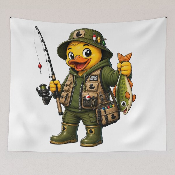 Item preview, Fisherman Duck designed and sold by Thor-stone.