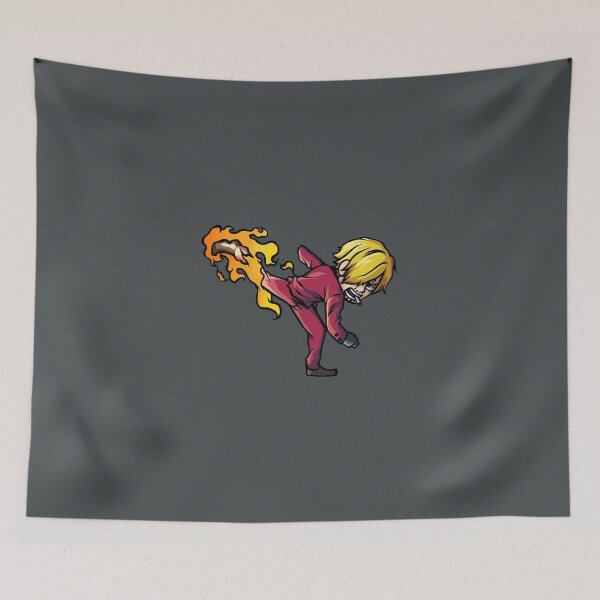 Item preview, Flame Kick Master Anime Artwork designed and sold by CosmicFna.