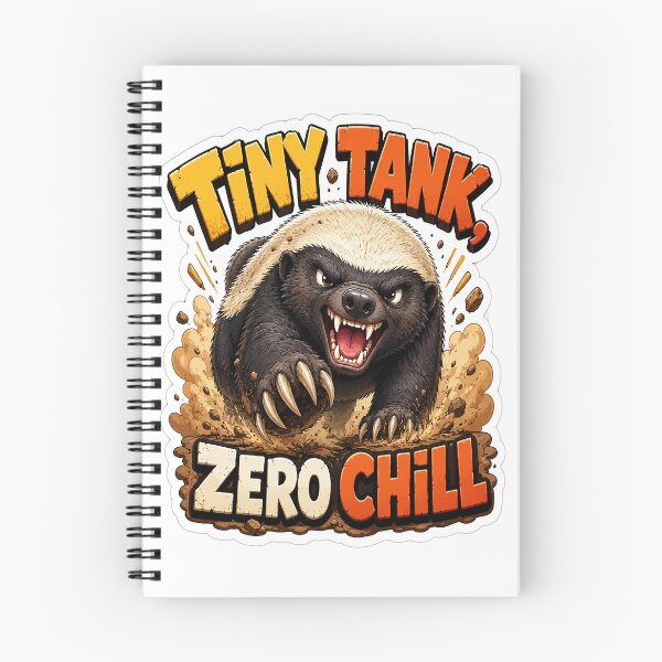Item preview, Tiny Tank Zero Chill – Angry Honey Badger designed and sold by alw951.