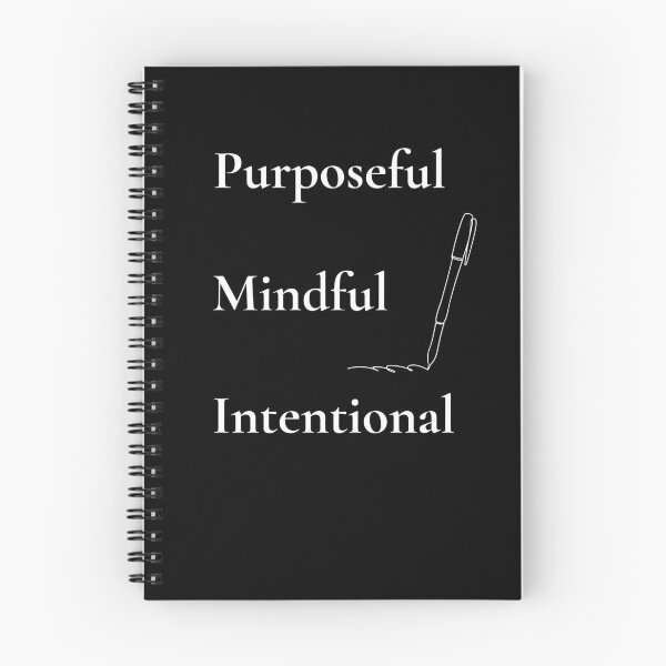 Item preview, Purposeful Mindful Intentional | Minimalist Tee. designed and sold by HOUSE OF VMH.
