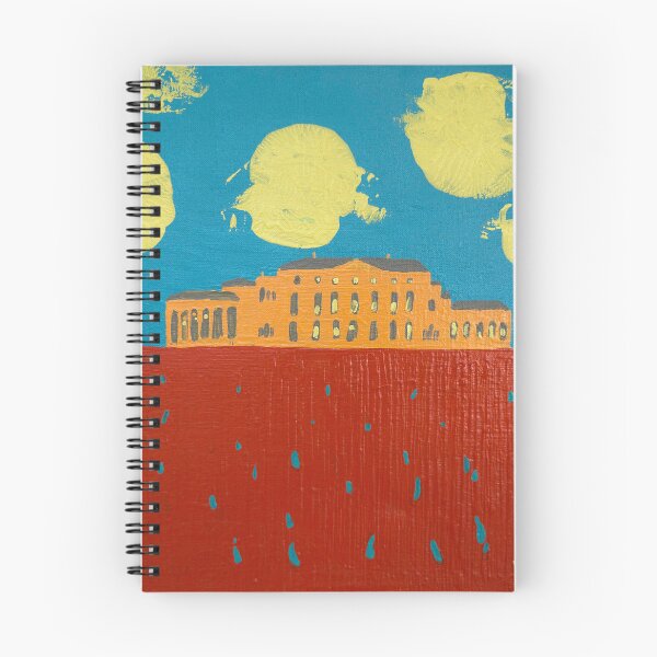 Item preview, Kenwood House in vivid orange and turquoise designed and sold by Aylmer Art, Aylmer Parade, N2 0PE.