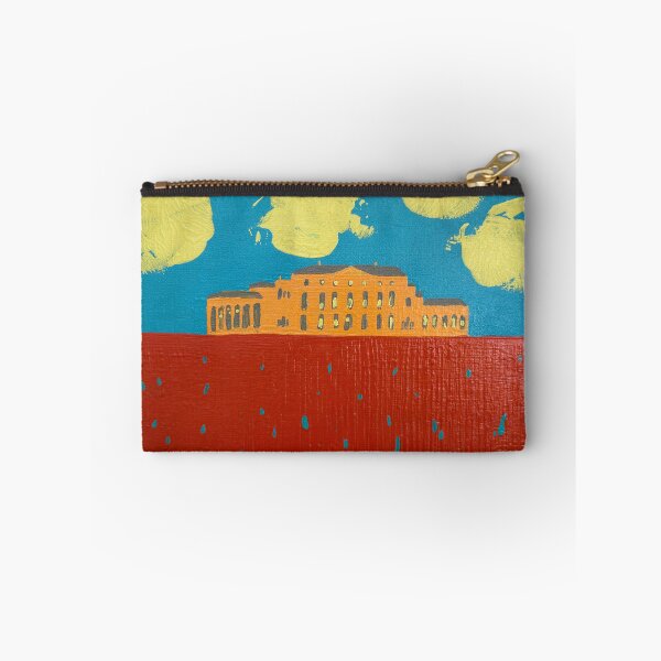 Item preview, Kenwood House in vivid orange and turquoise designed and sold by Aylmer Art, Aylmer Parade, N2 0PE.