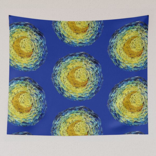 Item preview, Van Gogh Starry Night Crescent Moon Impressionist Art designed and sold by anuardhaduarah.