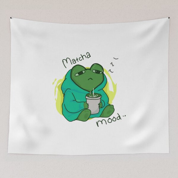 Item preview, Matcha Mood Sleepy designed and sold by Bohepa.