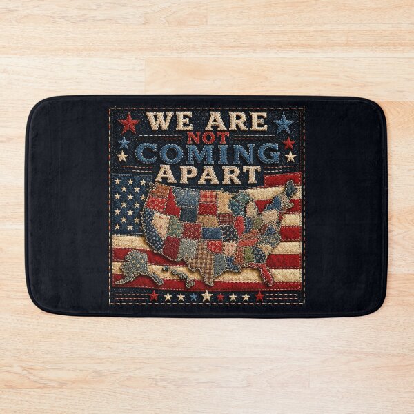 Item preview, ✂️ STITCHED TOGETHER COLLECTION ✂️- ❤️ - AMERICAN UNITY - We Are Not Coming Apart designed and sold by WheelieGdArt.