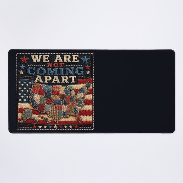 Item preview, ✂️ STITCHED TOGETHER COLLECTION ✂️- ❤️ - AMERICAN UNITY - We Are Not Coming Apart designed and sold by WheelieGdArt.