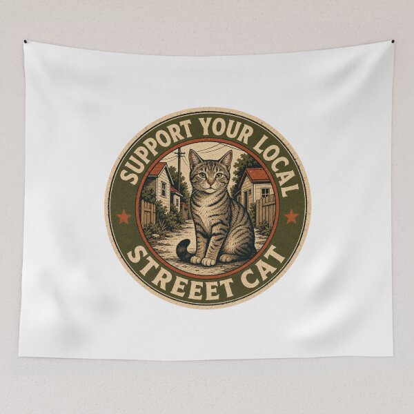Item preview, Support Your Local Street Cats  designed and sold by AMICO77.