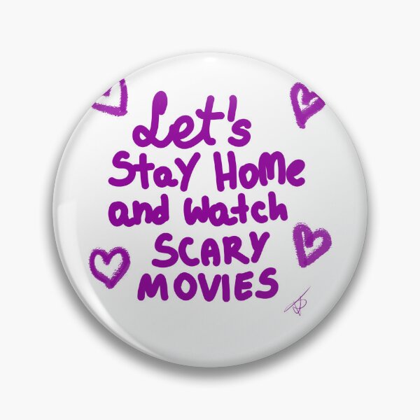 Item preview, let's stay HOME and watch scary movies  designed and sold by Kasia1987t.