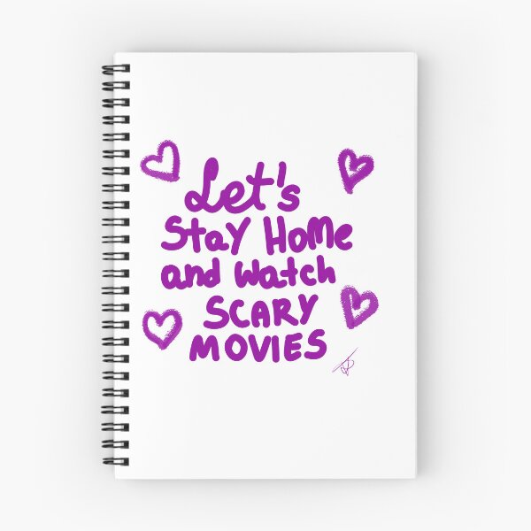 Item preview, let's stay HOME and watch scary movies  designed and sold by Kasia1987t.