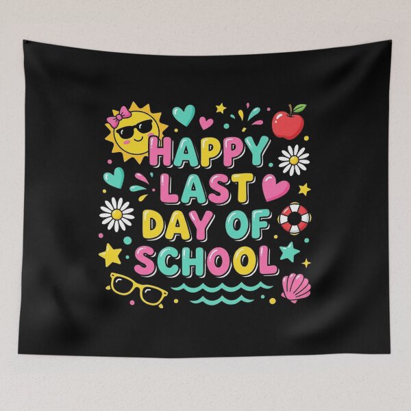 Item preview, Happy Last Day of School Summer Celebration Design designed and sold by SiarheiYur.