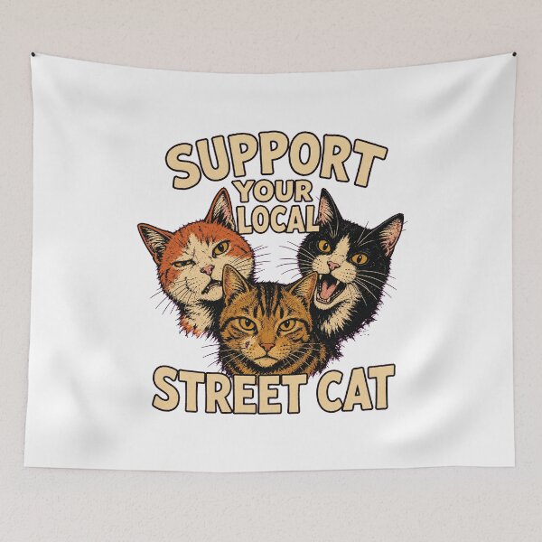 Item preview, Support Your Local Street Cats  designed and sold by AMICO77.