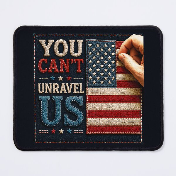 Item preview, ✂️ STITCHED TOGETHER COLLECTION ✂️- ❤️ - AMERICAN UNITY - You Can't Unravel Us designed and sold by WheelieGdArt.