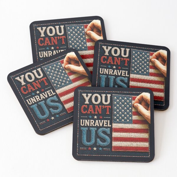 Item preview, ✂️ STITCHED TOGETHER COLLECTION ✂️- ❤️ - AMERICAN UNITY - You Can't Unravel Us designed and sold by WheelieGdArt.