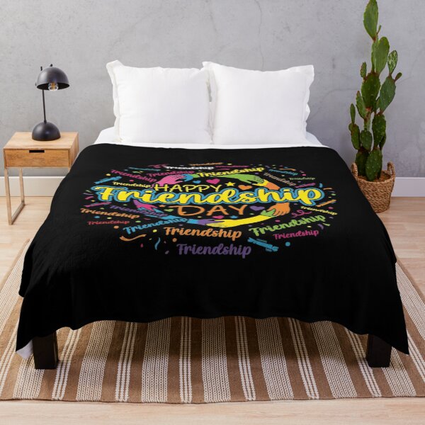 Item preview, Happy Friendship Day Colorful Word Cloud Art designed and sold by SiarheiYur.