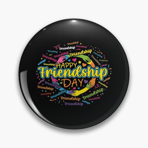 Item preview, Happy Friendship Day Colorful Word Cloud Art designed and sold by SiarheiYur.