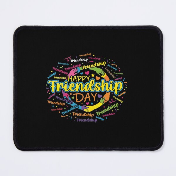 Item preview, Happy Friendship Day Colorful Word Cloud Art designed and sold by SiarheiYur.