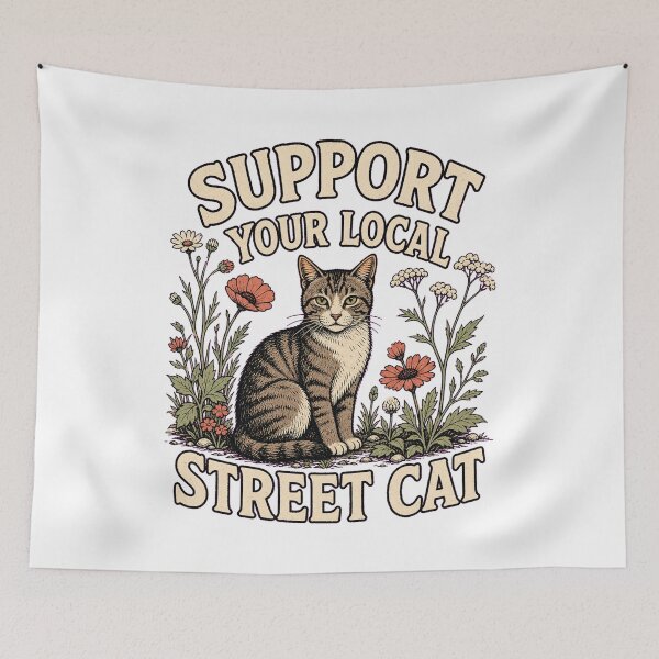 Item preview, Support Your Local Street Cats  designed and sold by AMICO77.