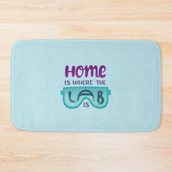 Item preview, Home is where the lab is, Science Goggles Illustration designed and sold by whatafabday.
