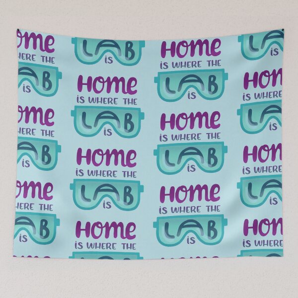 Item preview, Home is where the lab is, Science Goggles Illustration designed and sold by whatafabday.