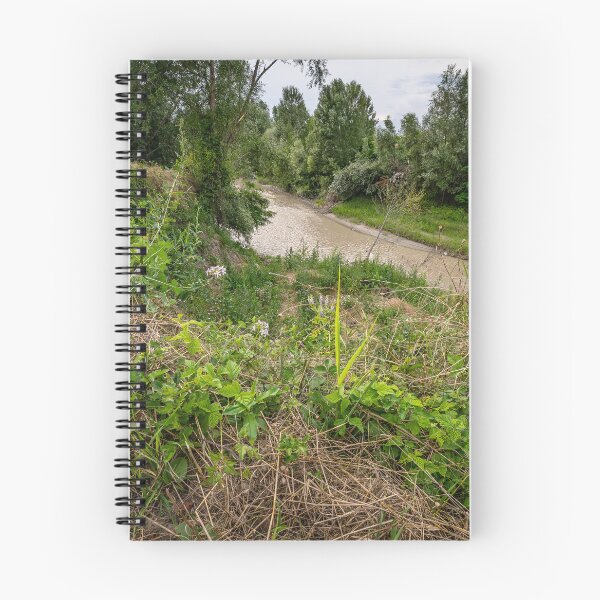 Item preview, Ialomița River Wild Landscape Near Târgoviște — Nature Photography Print designed and sold by Rabee Khalil Photography.