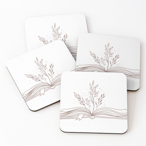 Item preview, Open Book With Flowers | Bookish designed and sold by Nyxander's Bookish Catalogue.