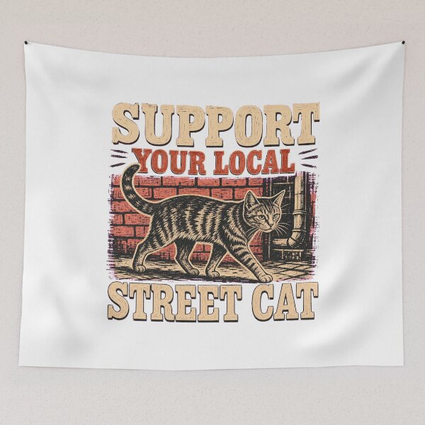 Item preview, Support Your Local Street Cats  designed and sold by AMICO77.