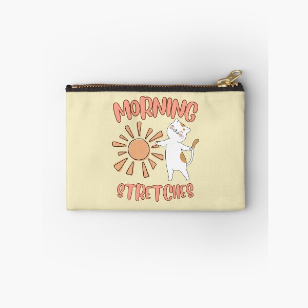 Item preview, Morning stretches, ginger and white cat designed and sold by BritishDelights.