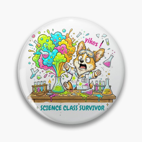 Item preview, Funny Corgi Science Class Survivor Shirt, Corgi Lab Experiment Gone Wrong Tee, Unique Corgi Back to School Gift for Dog and Science Lovers designed and sold by Wearable Canvas...
