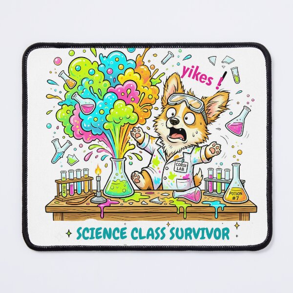 Item preview, Funny Corgi Science Class Survivor Shirt, Corgi Lab Experiment Gone Wrong Tee, Unique Corgi Back to School Gift for Dog and Science Lovers designed and sold by Wearable Canvas...
