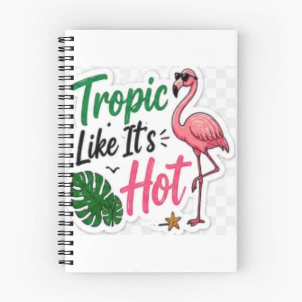 Item preview, Tropic Like It's Hot Flamingo Summer Funny Tropical Vacation Design designed and sold by ser-Ile.