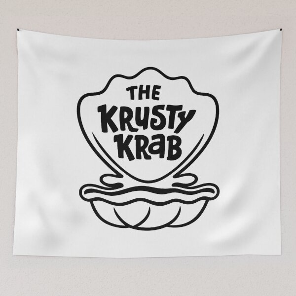 Item preview, The Krusty Krab Logo version 2 designed and sold by killem667.