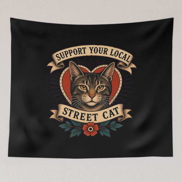 Item preview, Support Your Local Street Cats  designed and sold by AMICO77.