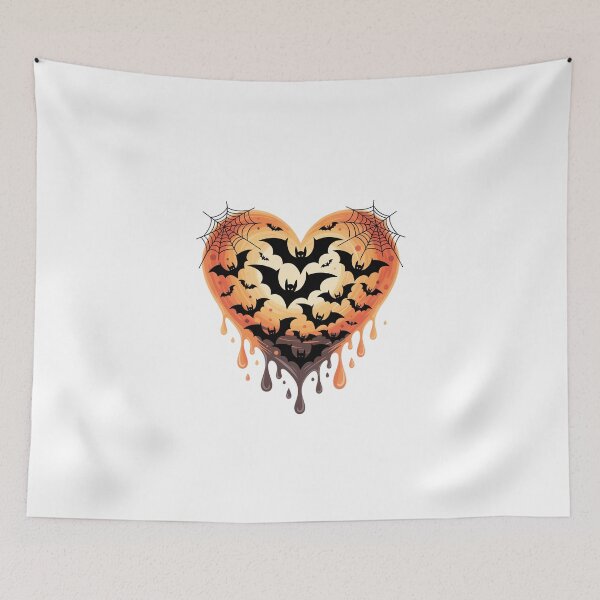 Item preview, Heart-Shaped Bat Swarm designed and sold by jkrphoto.