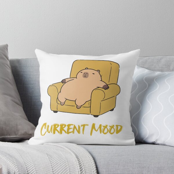 Item preview, Current Mood Capybara in Armchair designed and sold by IvanaIka.