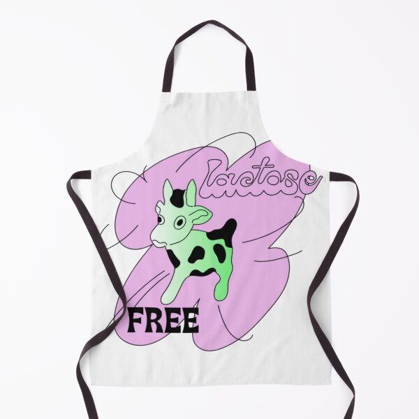 Item preview, Lactose Free Cute Retro Cow designed and sold by Bohepa.