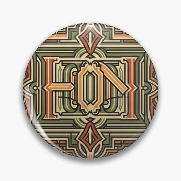 Item preview, EON Vintage Art Deco Monogram - Retro Symmetrical Emblem Design designed and sold by Dzblack.