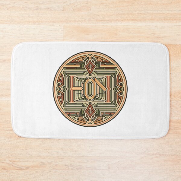 Item preview, EON Vintage Art Deco Monogram - Retro Symmetrical Emblem Design designed and sold by Dzblack.