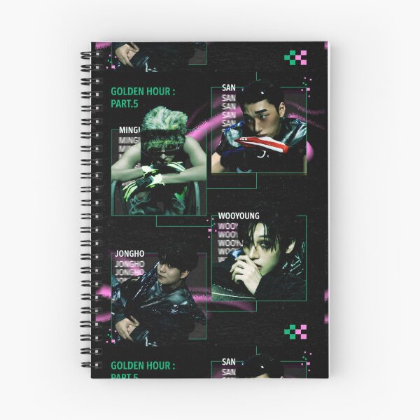 Item preview, Ateez Golden Hour Part 5 Album designed and sold by BlockyBeasts.
