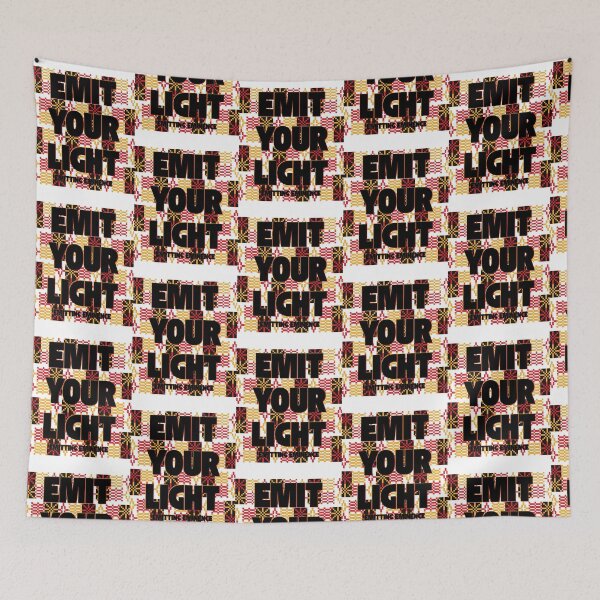 Item preview, Retro Woven Pattern Emit Your Light designed and sold by Emit Eminence.