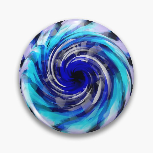 Item preview, A bright blue whirl designed and sold by Tiia Vissak.