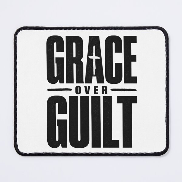 Item preview, Grace Over Guilt Christian Typography Shirt designed and sold by Illustrated Faith.