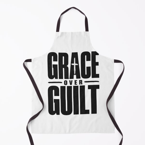 Item preview, Grace Over Guilt Christian Typography Shirt designed and sold by Illustrated Faith.
