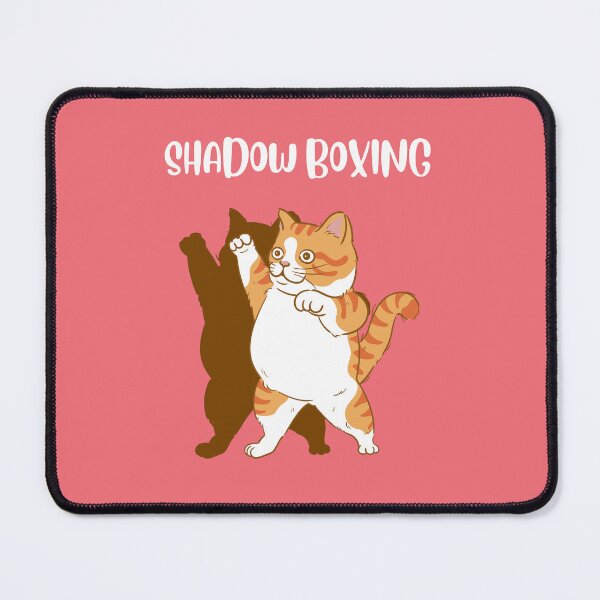 Item preview, Shadow boxing, ginger and white cat designed and sold by BritishDelights.